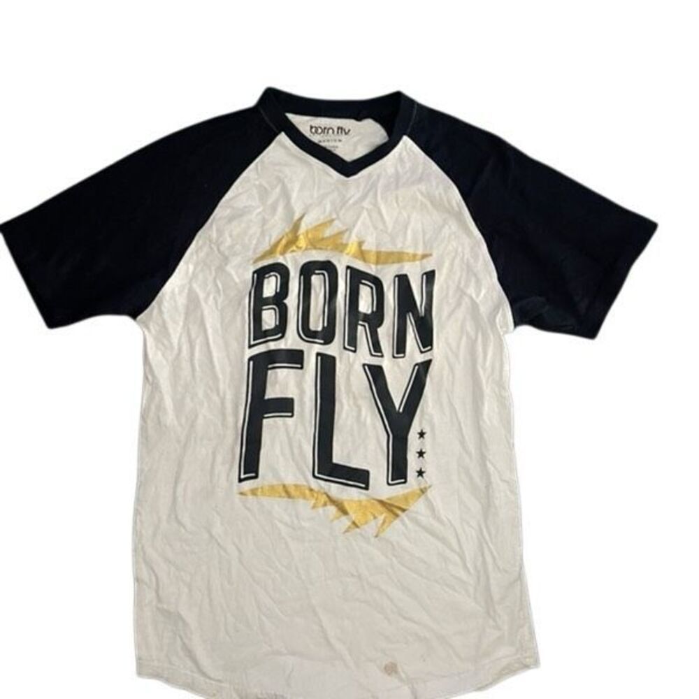 BORN FLY GRAPHIC T SHIRT
